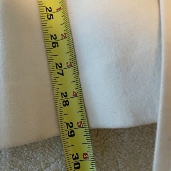 Via Spiga Winter White Peplum Belted Wool Coat – Sz 2 - Picture 15 of 15